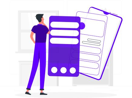 Ilustração de desenvolvedor trabalhando